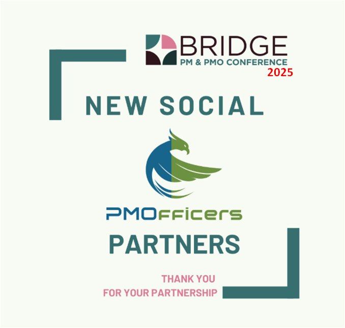 PMOfficers's tweet card. Proud to partner with BRIDGE: PM & PMO Conference 2025! 🙌 Join us this October in Vilnius or online for two days of learning, networking & inspiration. From inspiring keynotes and panel talks on...