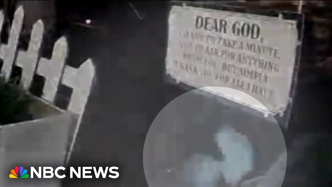 ContenidoRed's tweet card. Ring camera in California captures alien-like figure