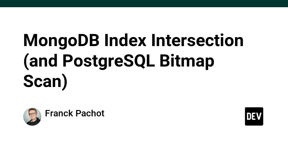 FranckPachot's tweet card. You won’t always have a perfect index for every query, but may have have single-field indexes for...