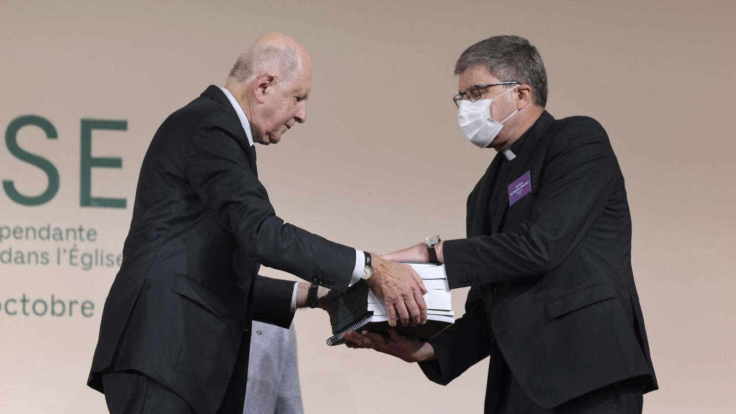 AP's tweet card. Victims of sex abuse within France’s Catholic Church have welcomed a new report that says an estimated 330,000 children were sexually abused over the past 70 years.