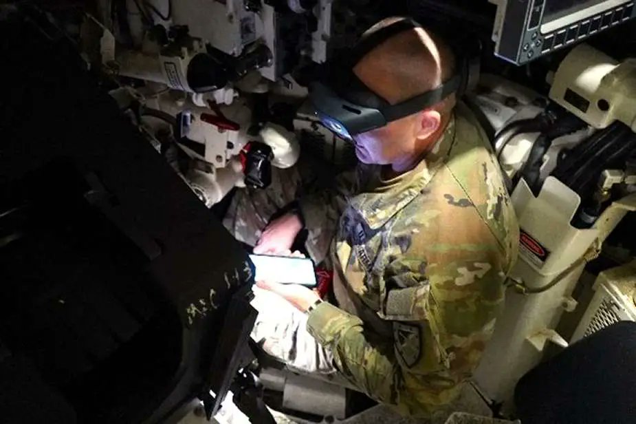 ArmyRecognition's tweet card. Master Gunners at the Maneuver Center of Excellence at Fort Moore, Georgia, recently participated in a Soldier touchpoint that brings future technology to enhance Soldier training, Nate Snook, Synthet