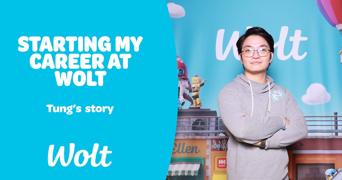WoltEngineering's tweet card. Starting my career at Wolt: Tung’s story
