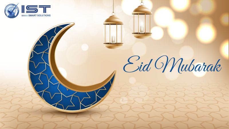 iSpatialTec's tweet card. IST family wishes everyone a blessed and Happy EID-UL-FITR #IST #iSpatialTec #eidulfitr2023 #prayers #celebration #gis