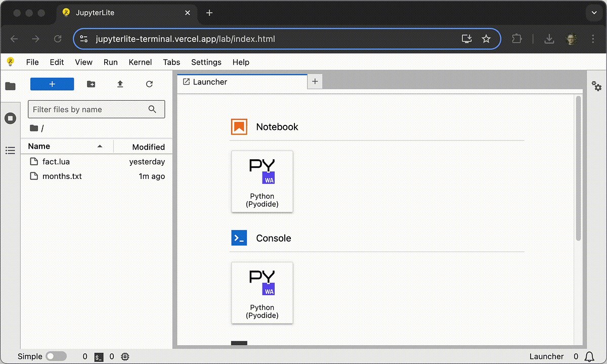 pierrepo's tweet card. JupyterLite is an unofficial Jupyter distribution that runs entirely in the web browser without any server components. Deployment and…