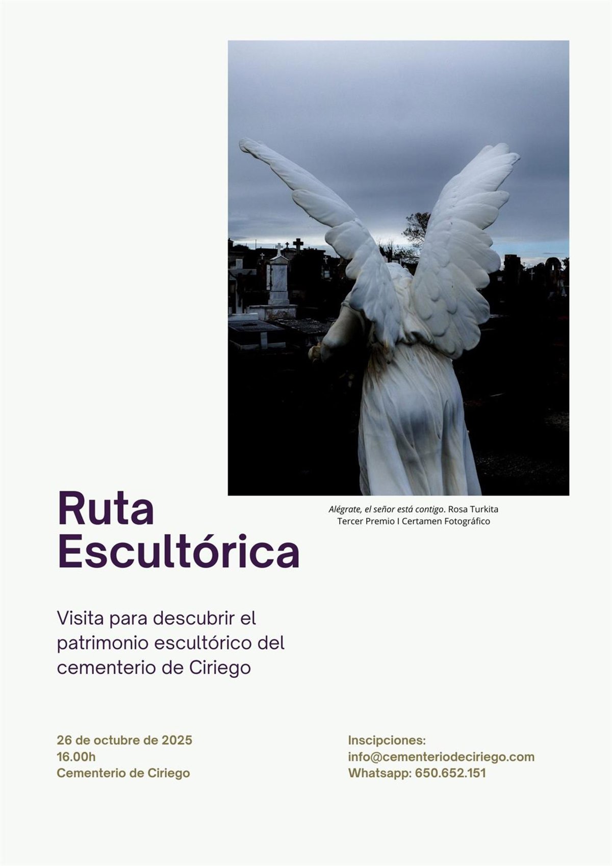 MutuaTrapagaran's tweet card. El cementerio de Ciriego de Santander ofrecerá el fin de semana del 25 y 26 de octubre tres nuevas rutas...