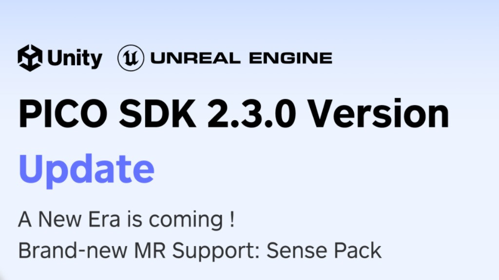 realovirtualcom's tweet card. PICO mejora su SDK y apuesta por la realidad mixta