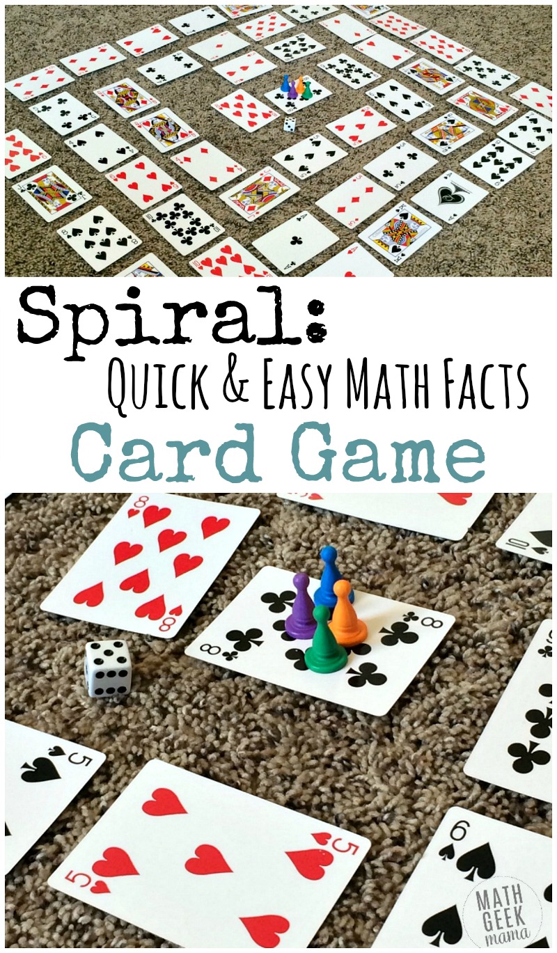 mathgeekmama's tweet card. Learning multiplication facts can be such a chore. Make multiplication for kids fun and engaging with this simple card game! Only takes 2 minutes to set up.