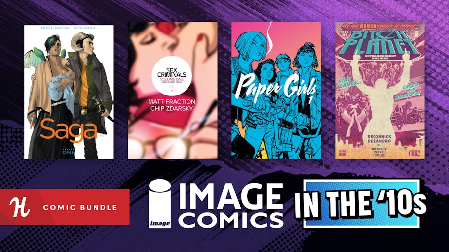 JohnMartinPugh's tweet card. Get a collection of 100+ badass Image Comics featuring SAGA, Paper Girls, and more. Pay what you want & support the BINC Foundation!