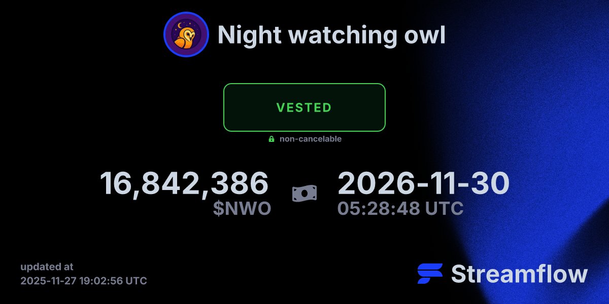 MemecoinGallery's tweet card. Streamflow is the leading multi-chain asset streaming protocol specializing in token vesting and treasury management solutions.