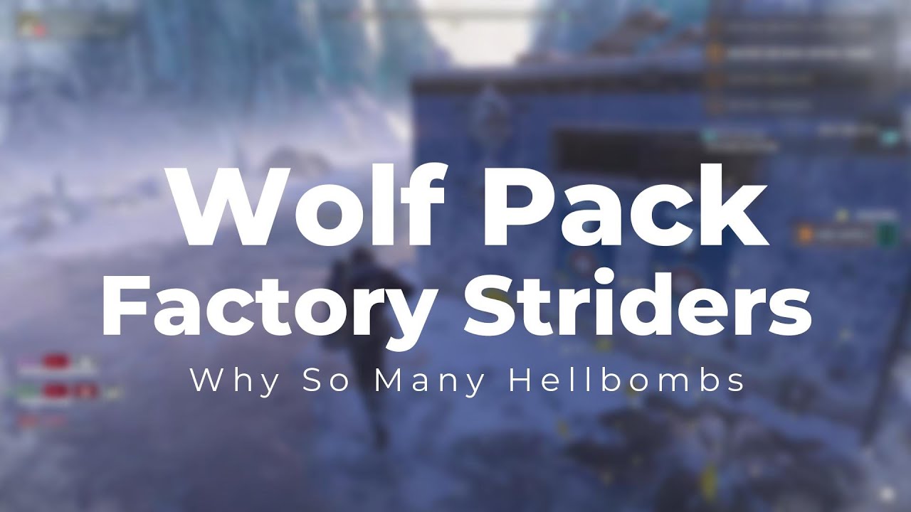 MSaythe's tweet card. Wolf Pack | Hunting Down Factory Striders