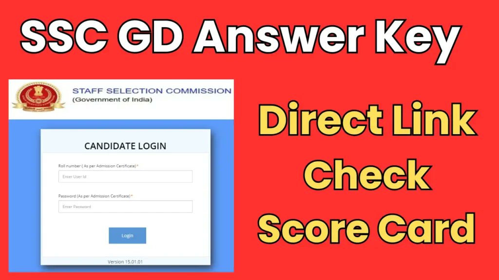ThinkgovtJobs's tweet card. SSC GD Constable Answer Key 2025 : The Staff Selection Commission (SSC) has published the General Duty Constable 2025 vacancy on 19 November 2024. SSC Gd Exam is Start from 04 February 2025 to 25...