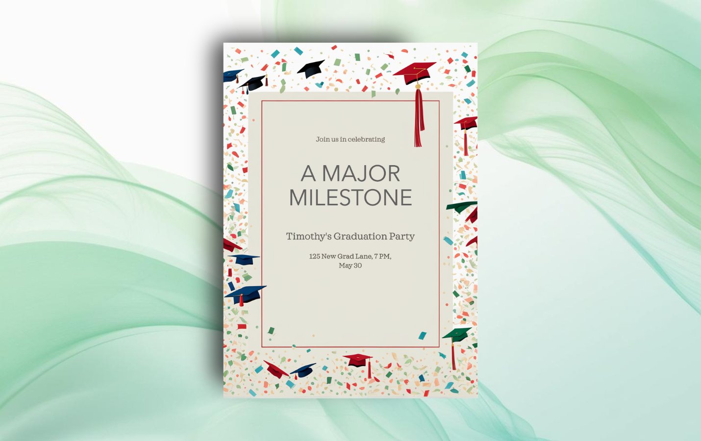 Msft365Insider's tweet card. Microsoft Designer's AI tool can create beautiful, personalized announcements and invitations for your school graduation.