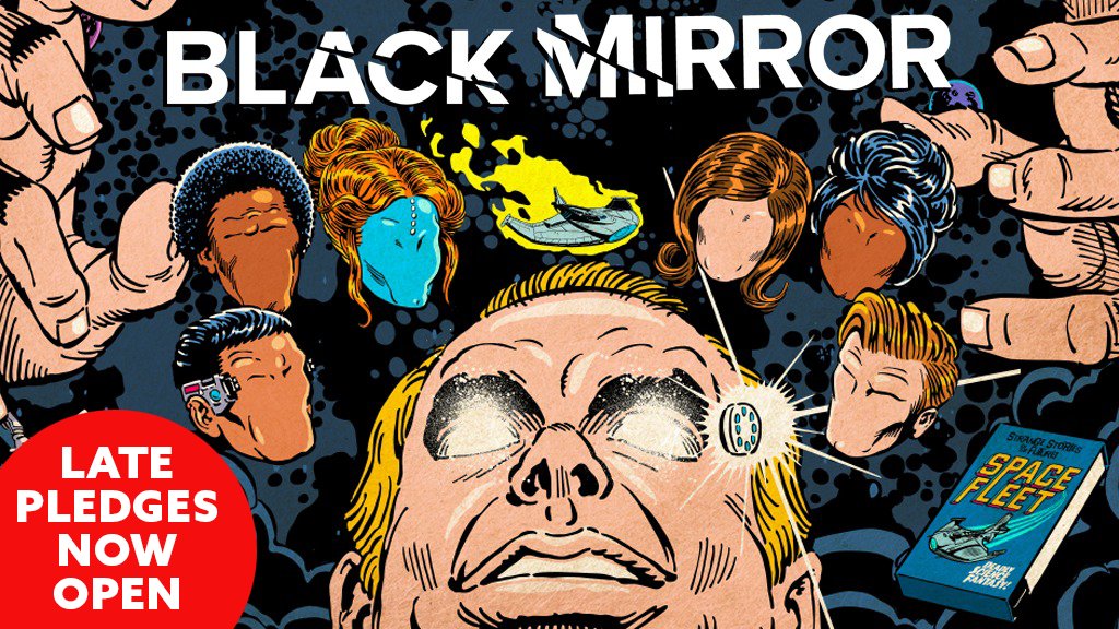 blackmirror_xp's tweet card. Based on the hit TV show, the USS Callister graphic novel is a rip-roaring space adventure where modern reality and fantasy collide.