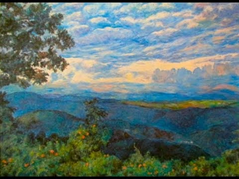 Towheehillart's tweet card. Blue Ridge Parkway Paintings : Kendall Kessler tells her Story
