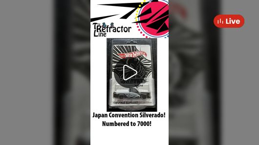 RefractorLine's tweet card. Mystery Boxes w/ Becky! Japan Convention Silverado! Numbered to 7000!