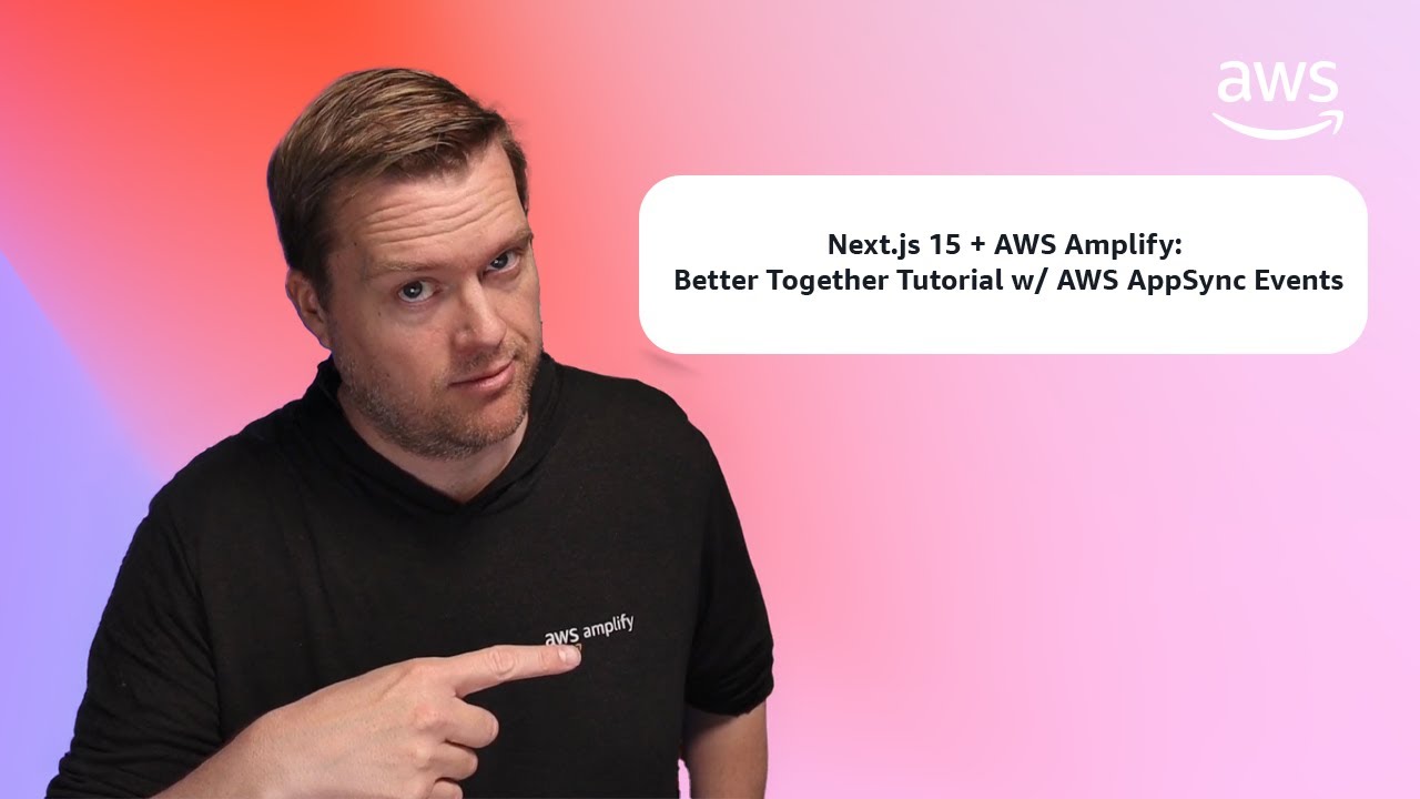 AWSAmplify's tweet card. Next.js with AWS Amplify Gen 2 Ultimate Guide (With AppSync Events)