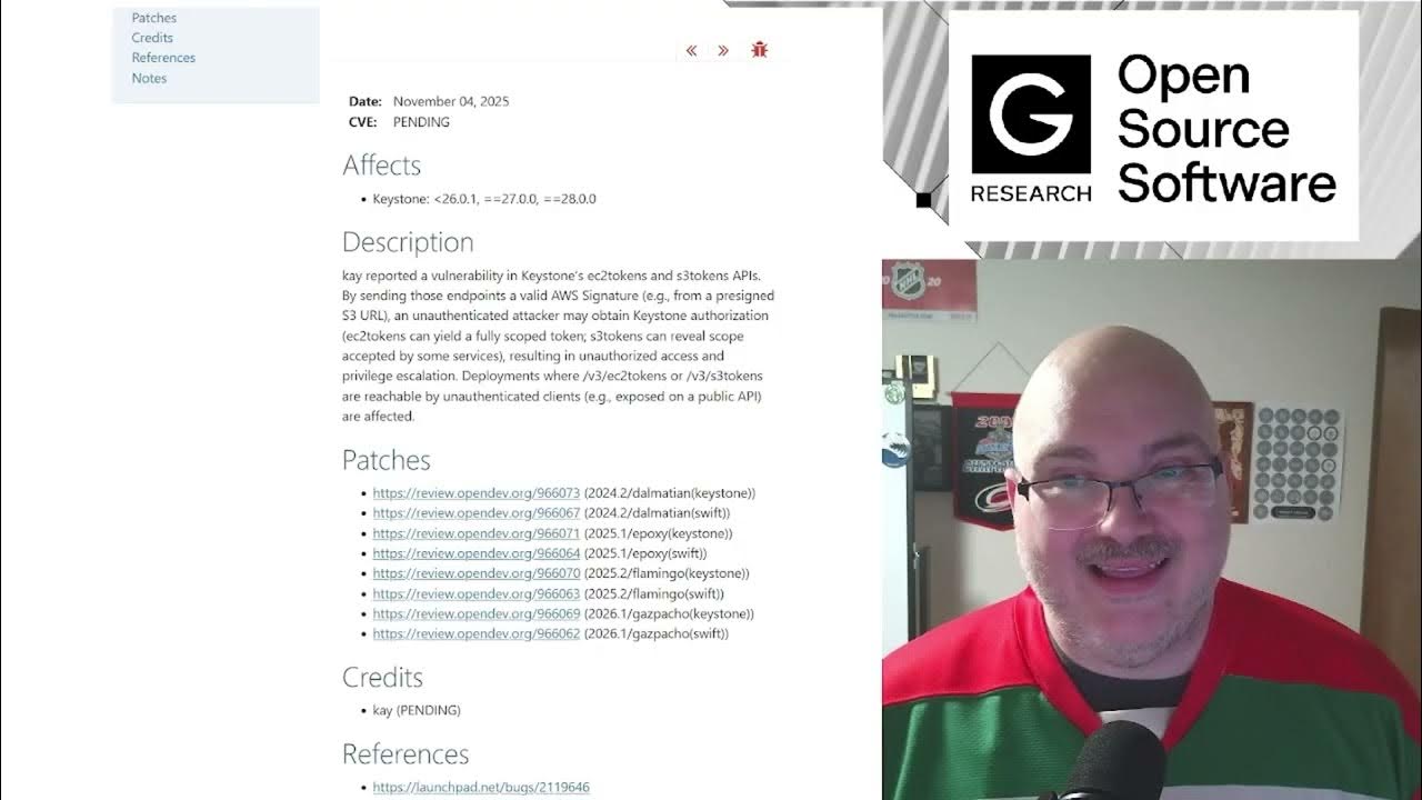 oss_gr's tweet card. OSSA-2025-022: Unauthenticated access to EC2/S3 Token Endpoints can...