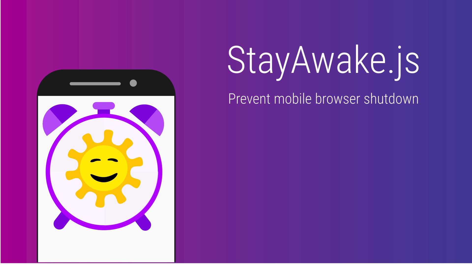 james_bachini's tweet card. The following code has been published to prevent mobile browsers from turning off and going into sleep mode. This was affecting setTimeout functions as the javascript code in the browser is effecti...