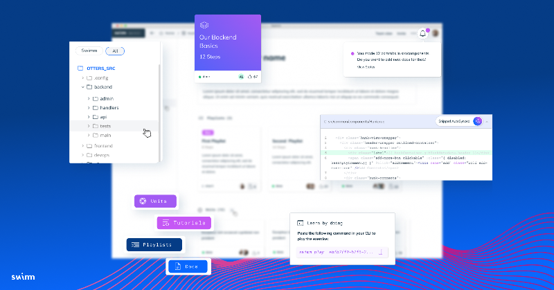 paimahesh's tweet card. Swimm, a tool that helps teams to build tutorial units and documentation based on a company’s codebase and then assists with keeping that content up to date over time, launches from beta this week.