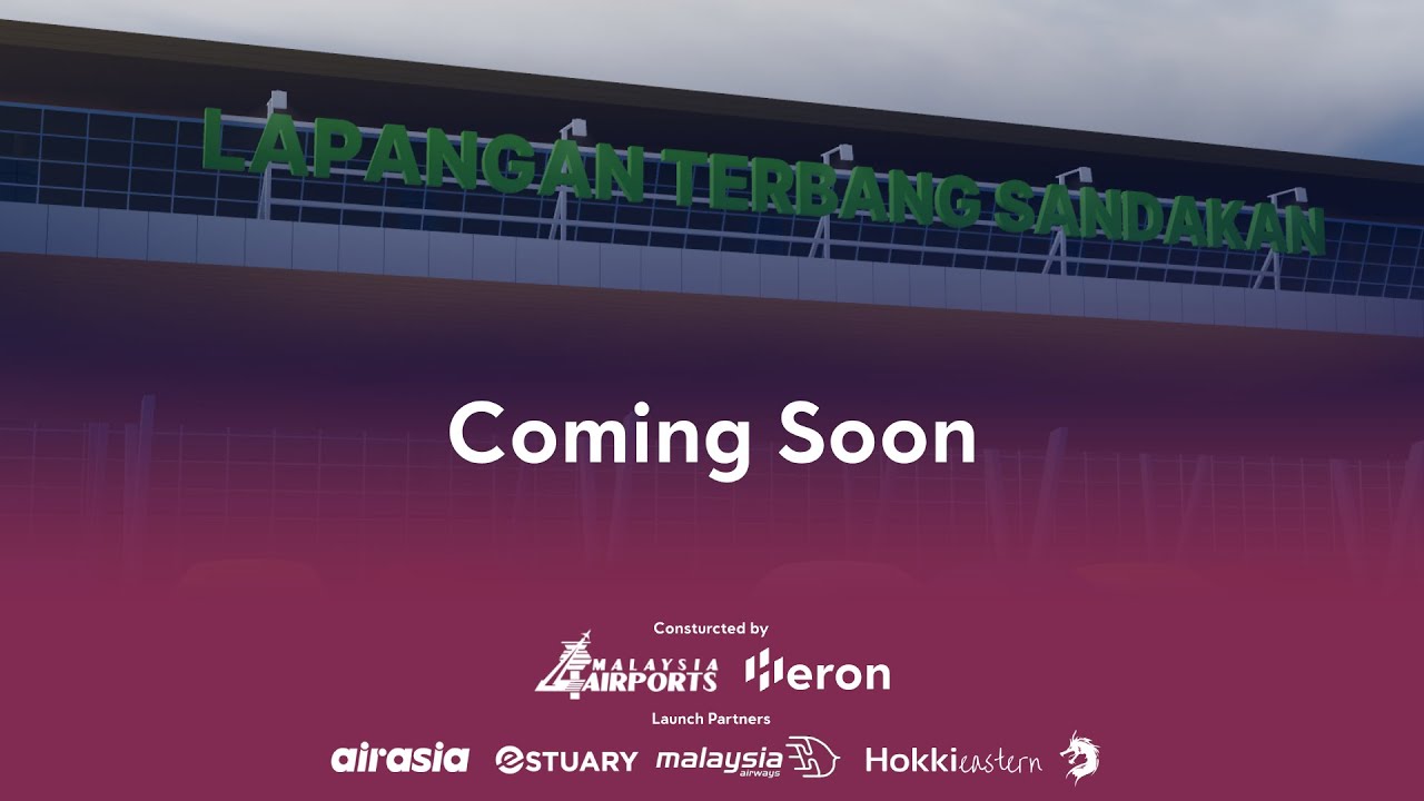 heronrblx's tweet card. Heron Sandakan Airport Teaser