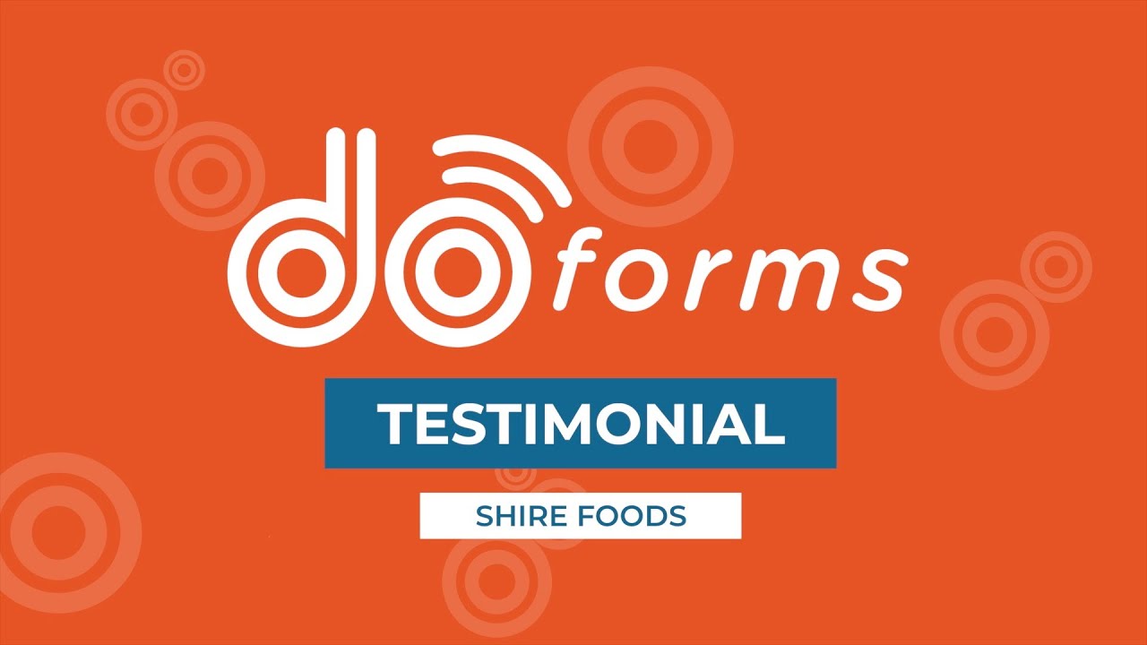 doForms's tweet card. doForms - Shire Foods Testimonial