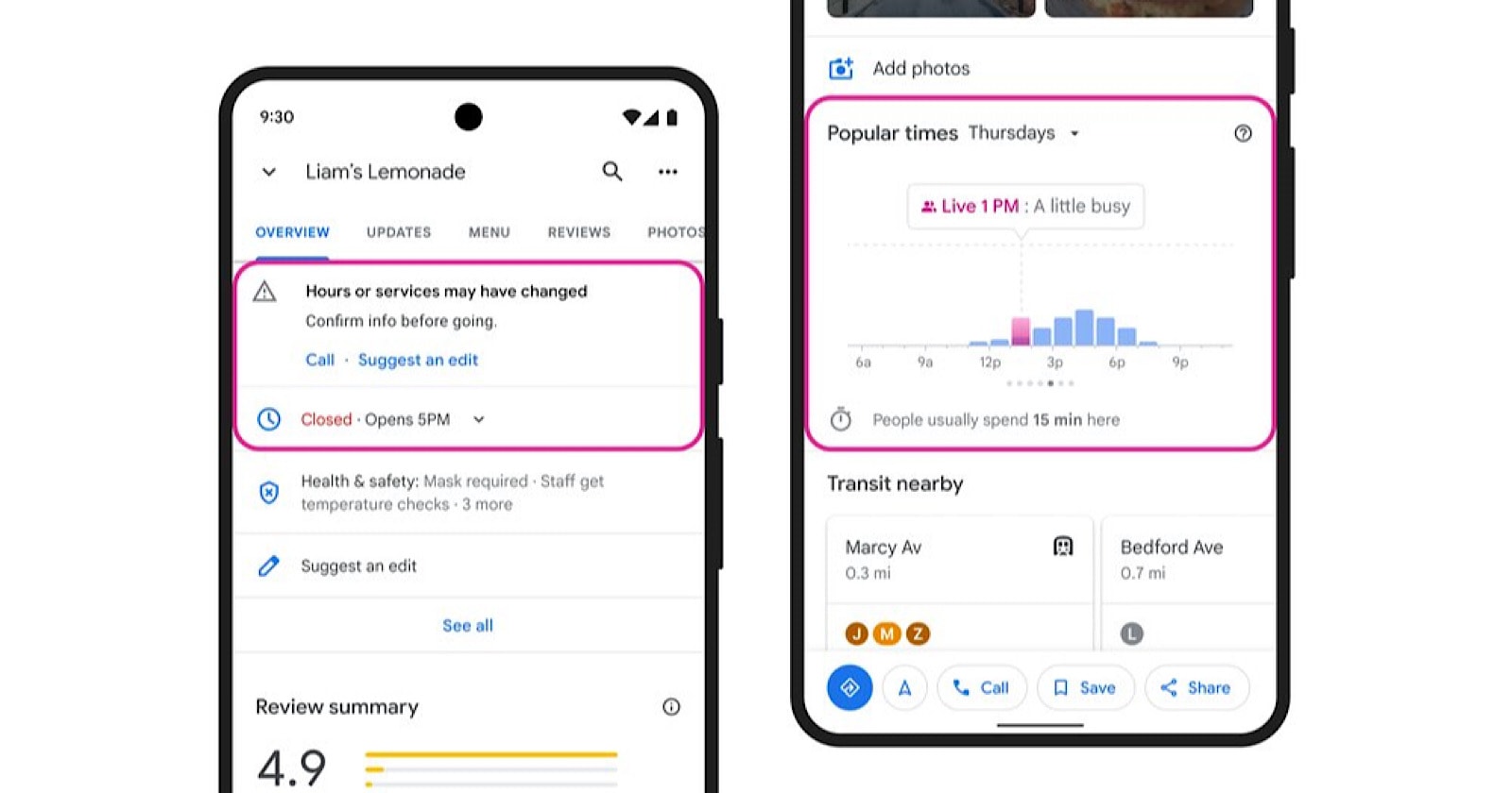 sejournal's tweet card. Using AI and imagery, Google can now automatically update important information about businesses using information from Google Maps.