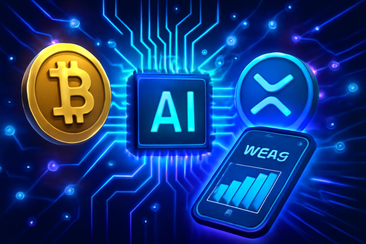 Richbycoin_com's tweet card. BI DeFi launches an AI-powered Web3 mobile app that automates digital asset rewards, letting users earn BTC, ETH, and XRP directly from their smartphones.