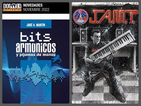 riskwood's tweet card. Libro "Bits armónicos y pijamas de monos". Entrevista de Javi Ortiz...