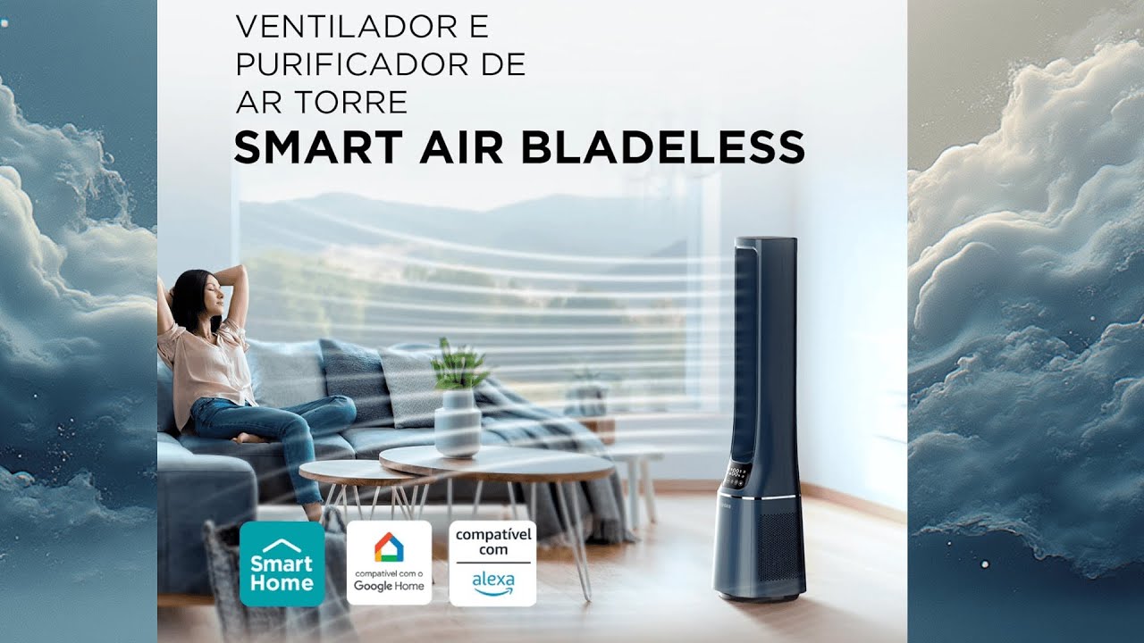 GilbertoMetzker's tweet card. 🤧 ADEUS RINITE? Testei o Ventilador que PURIFICA o Ar (Midea...