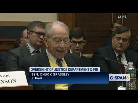 DansterManster's tweet card. Grassley Testifies at House Subcommittee Hearing on Weaponization of...