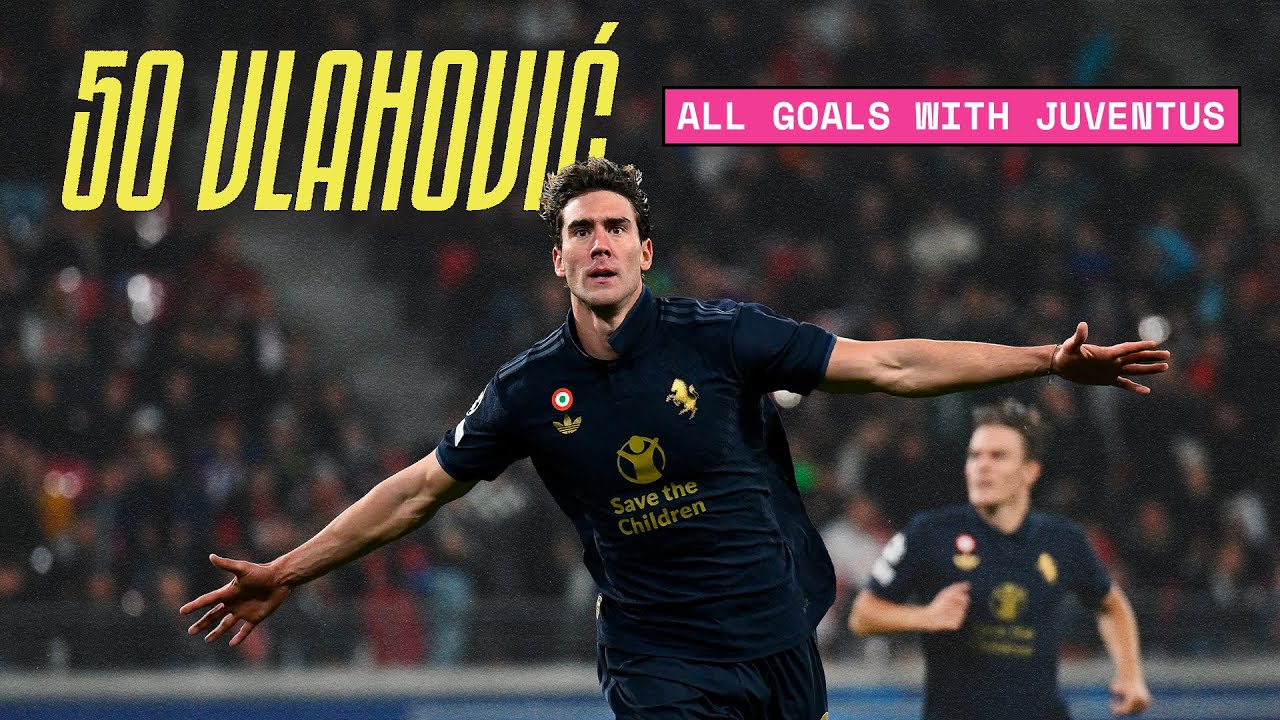 datajon2's tweet card. 50 Goals Dušan Vlahović | Since his debut Goals vs Hellas until the...