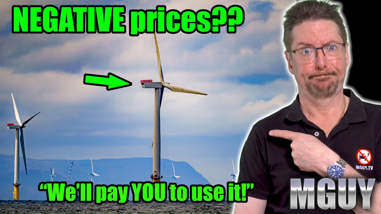 IMektin's tweet card. Net Zero MADNESS: UK pays £1 BILLION to turn wind turbines OFF | MGUY...