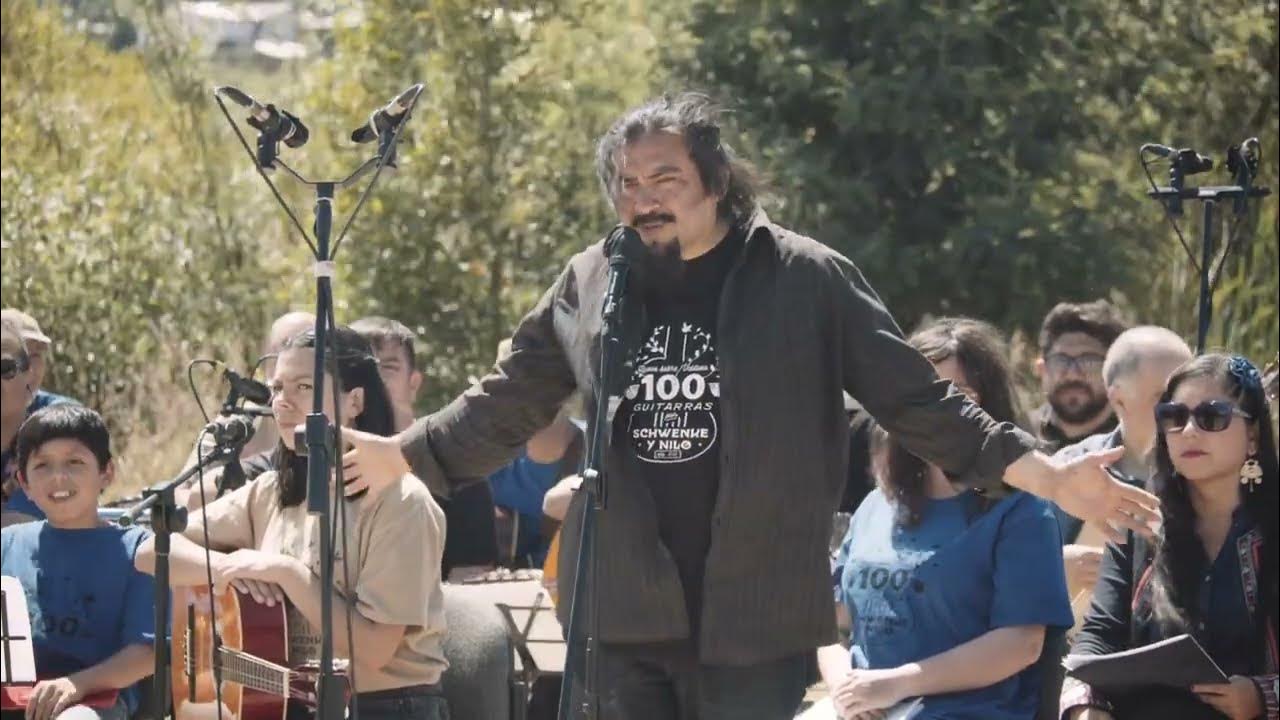 ReloadTuitero's tweet card. “ Llueve sobre Valdivia 100 guitarras por Schwenke y Nilo”