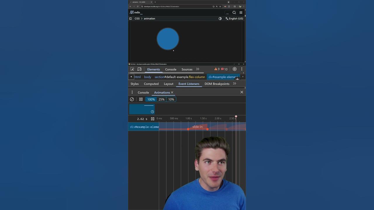 DevSimplified's tweet card. Create Professional CSS Animations with This Dev Tool
