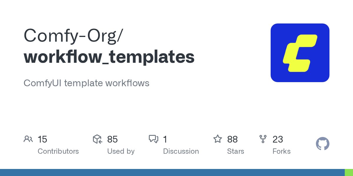 luta_ai's tweet card. ComfyUI template workflows. Contribute to Comfy-Org/workflow_templates development by creating an account on GitHub.