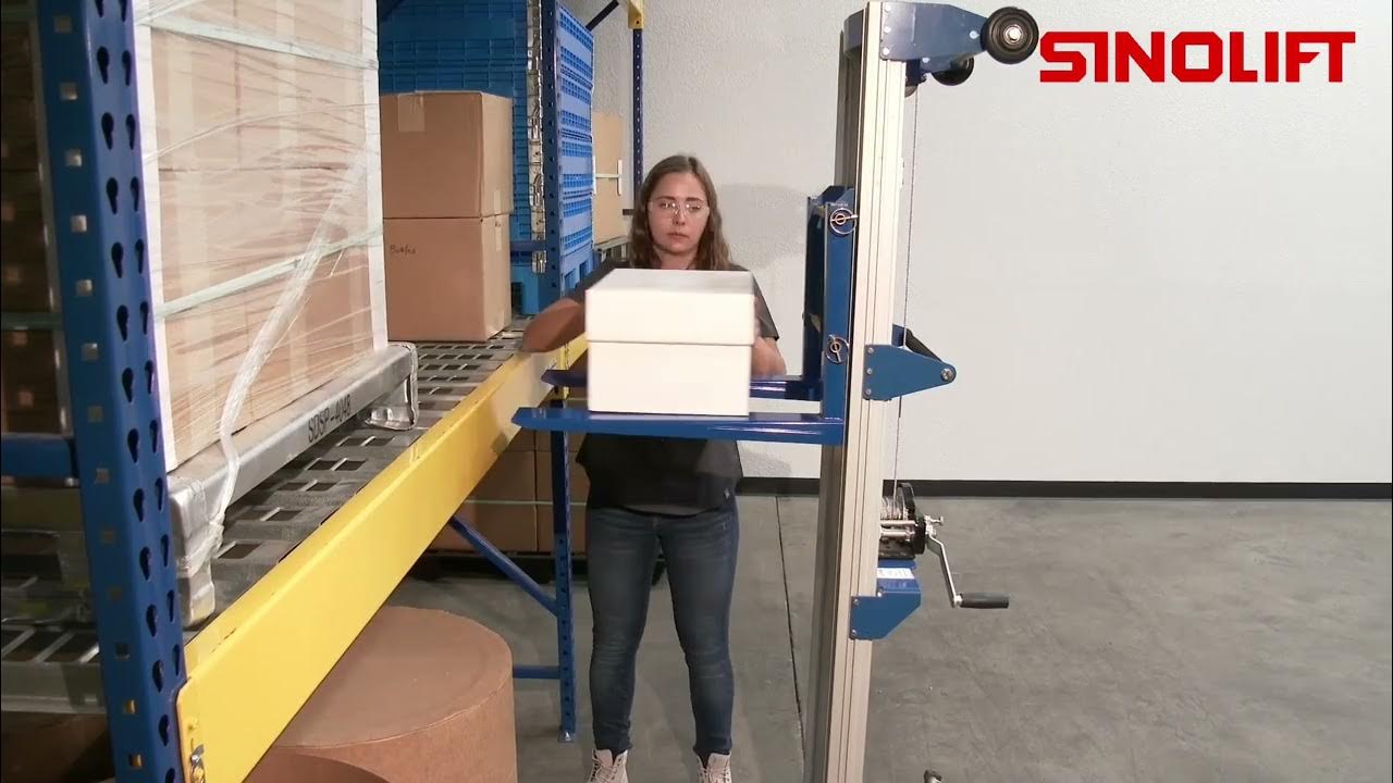 COs2Q5wLDV72147's tweet card. Sinolift SW series winch stacker Materials Lifter #winch #stacker...