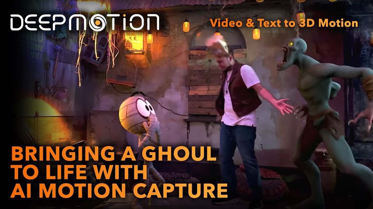 DeepMotionInc's tweet card. Bringing a Ghoul to Life w/ AI Motion Capture | DeepMotion