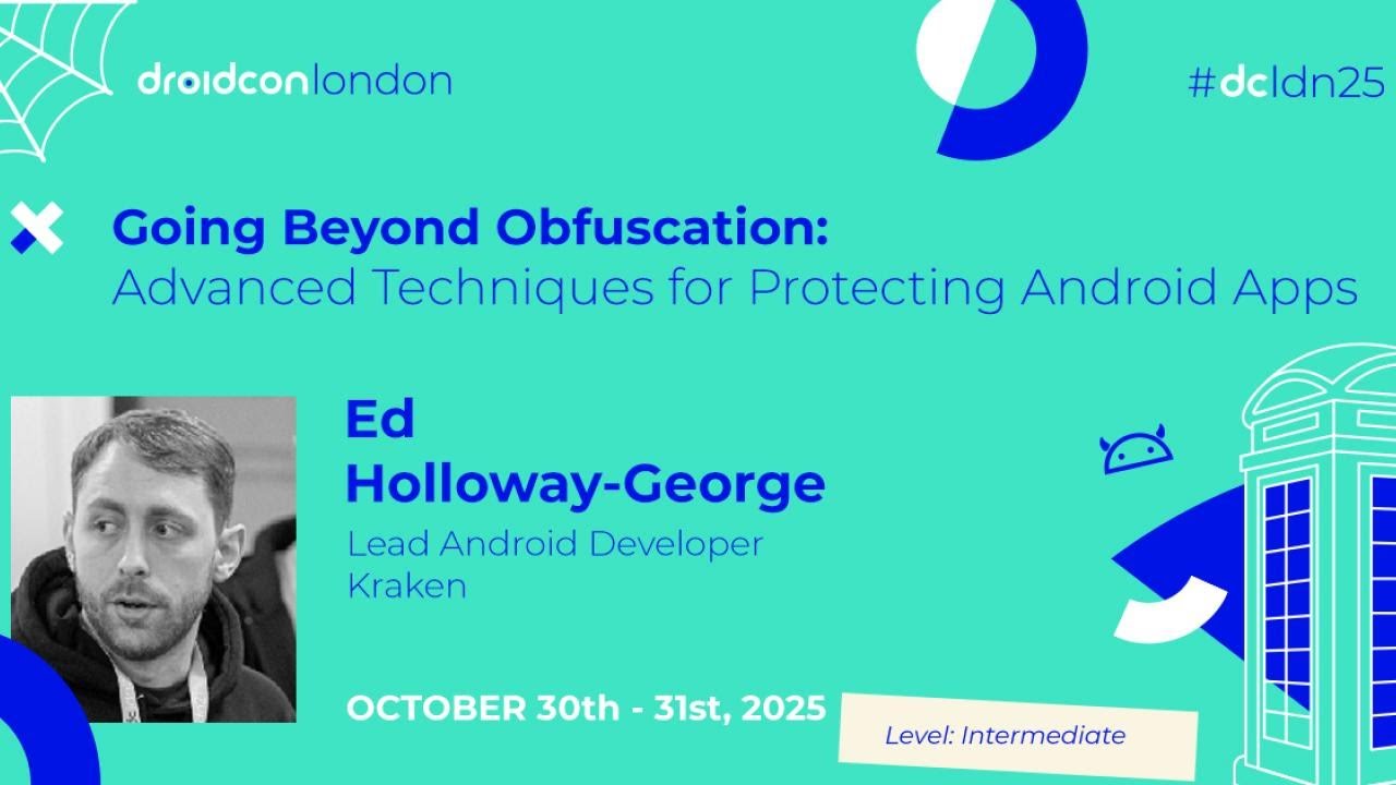 Sp4ghettiCode's tweet card. Advanced Techniques for Protecting Android Apps - Ed Holloway-George...