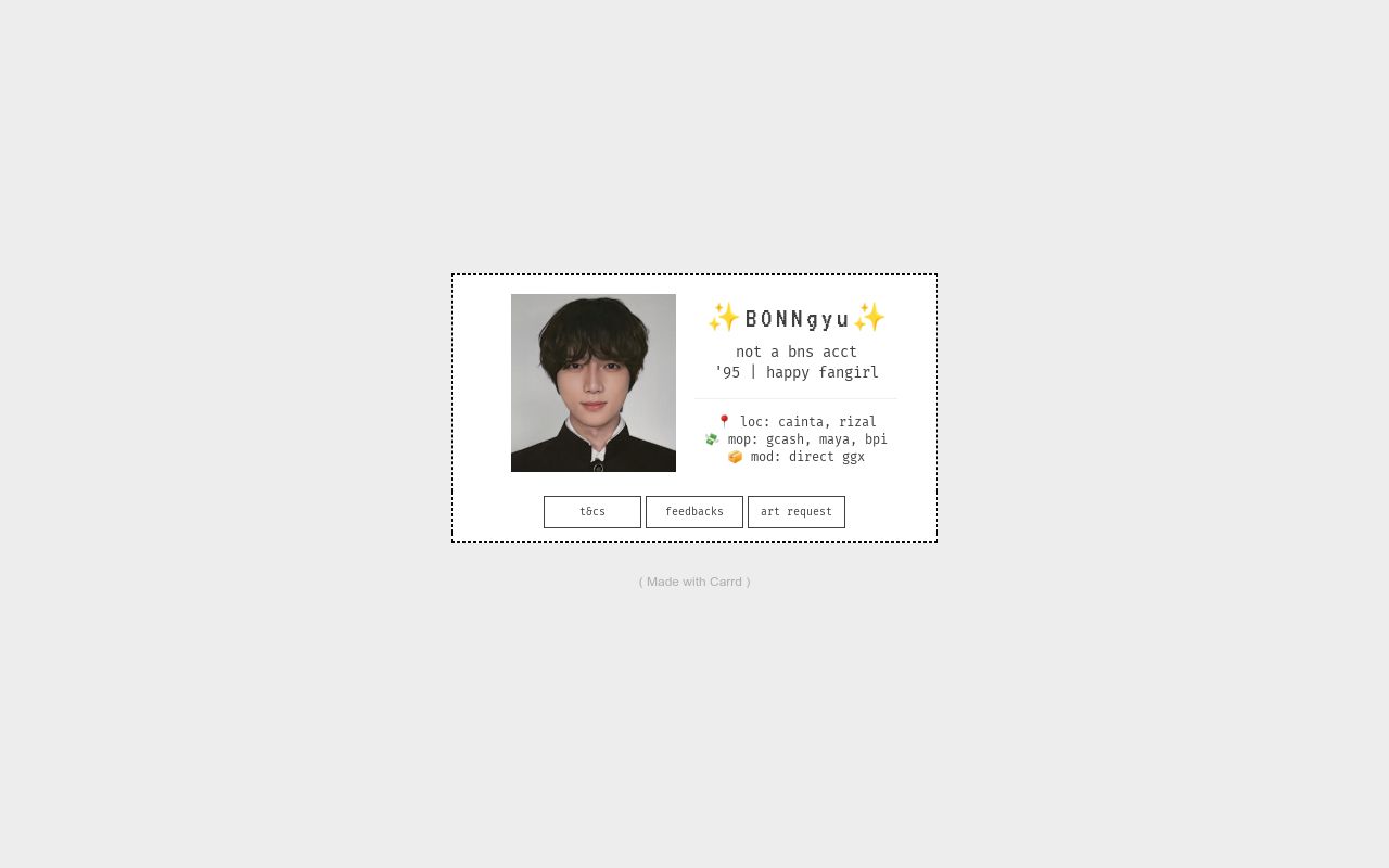 qtbamgyu's tweet card. :)