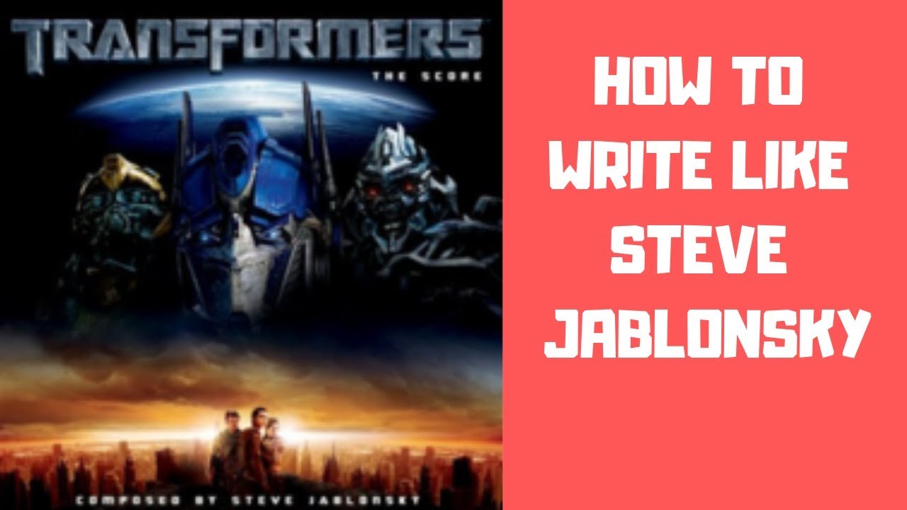 CJPcomposer's tweet card. How to write like Steve Jablonsky