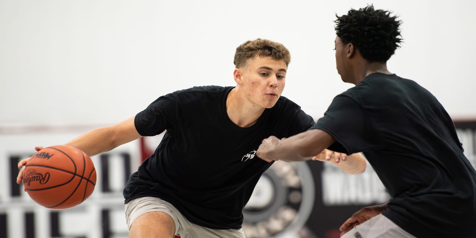 folsomwrites's tweet card. Juniors Logan Morrish and Michael Horton worked during the AAU season to ensure they'd be prepared to help the Eagles in 2025-26.