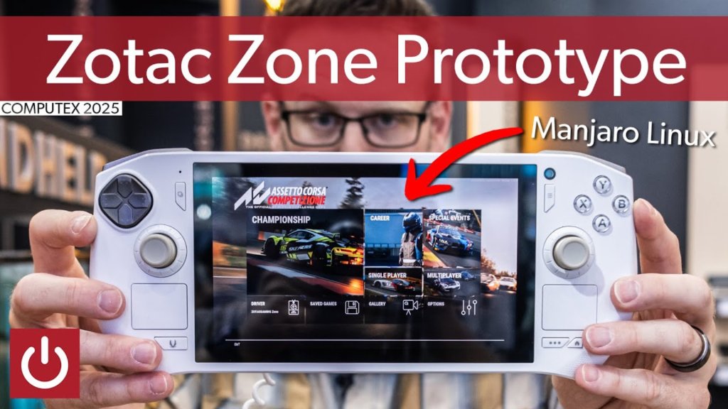 pcworld's tweet card. We've yet to clap eyes on the retail version of the original Zotac Zone, but the refreshed version at Computex 2025 was running a custom build of Manjaro.