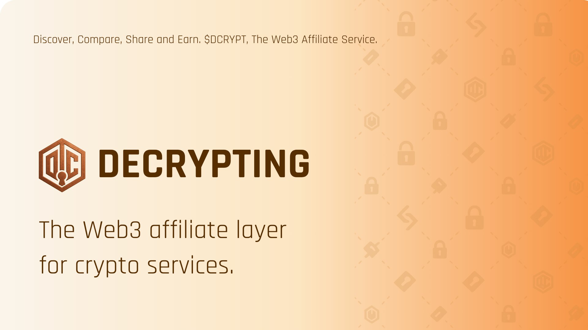 jonasonoguche's tweet card. Your Decrypting hub: track tools, compare features, and share links that flow value back into $DCRYPT. Simple, crypto-native, no noise.