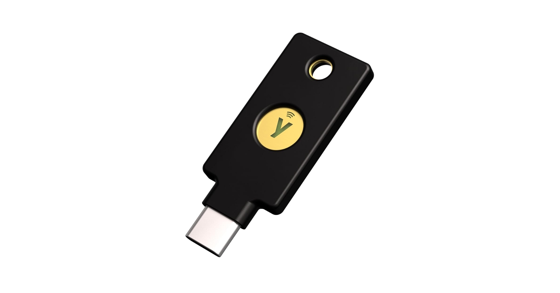 WirecutterDeals's tweet card. he YubiKey 5C combines hardware-based authentication and public key cryptography to eliminate account takeovers. Simply insert into a USB-C slot and authenticate with a touch. YubiKey 5 authenticat...