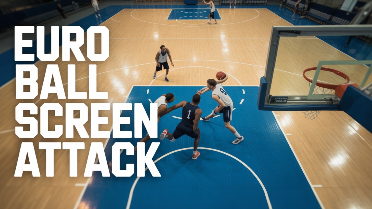 SystemHoops's tweet card. Coaches: 3 Euro Ball Screen Reads That Work