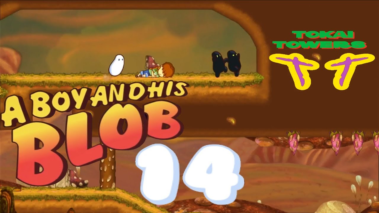 guantokai's tweet card. Tokai Towers - A Boy and His Blob Floor 14) Walter and Perry Attack Me