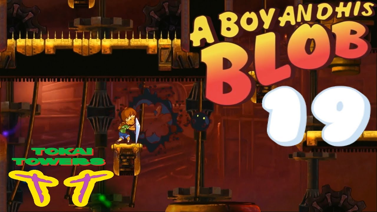 guantokai's tweet card. Tokai Towers - A Boy and His Blob Floor 19) What in The Five Nights...