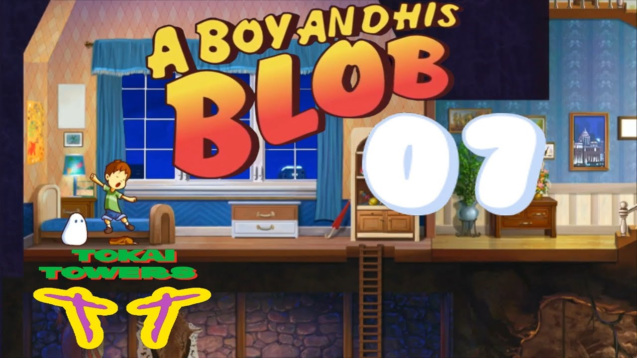 guantokai's tweet card. Tokai Towers - A Boy and His Blob Floor 7) I Might Be Blamed For This.