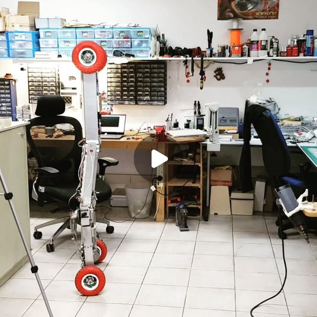 therobotstudio's tweet card. Rob Knight #humanoid #robot #3dprinted (@therobotbuilder) • Instagram video