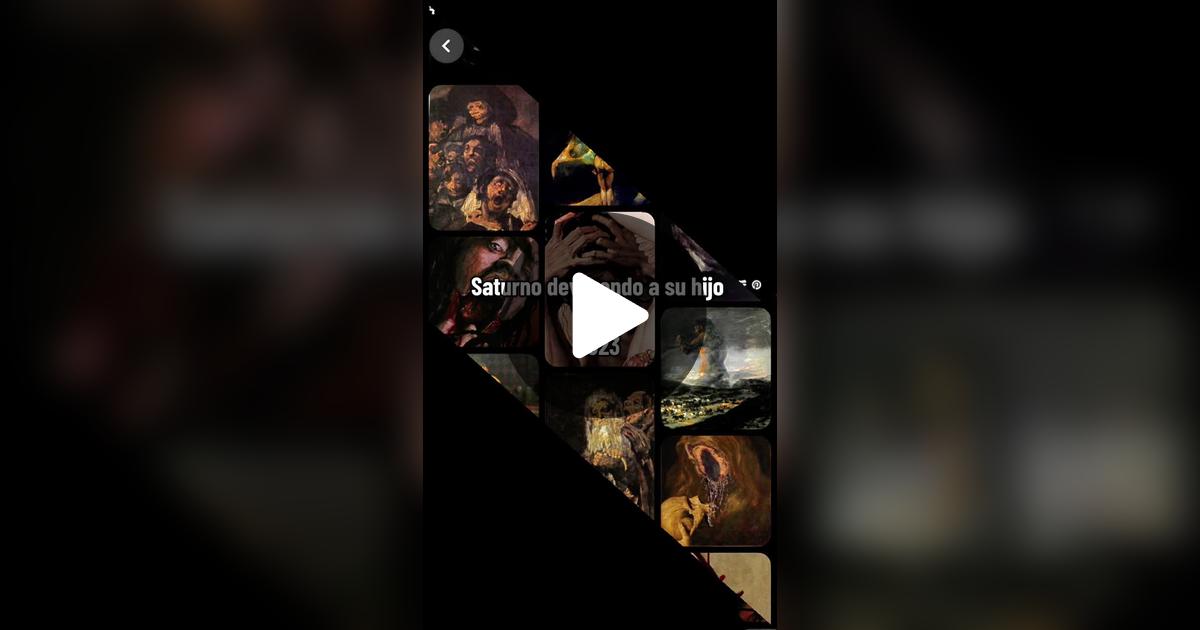 EcodeMusa11's tweet card. 2504 me gusta, 7 comentarios. "Horror, mito y el latido del tiempo “Saturno devorando a su hijo” Goya 🧑‍🎨 #painting #fyp #mitologia #museodelprado #viraltiktok @CDMX Secreta @secretariaturismocul...